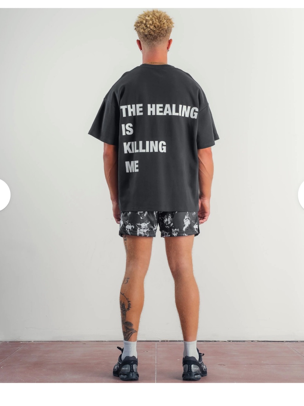 Kill Crew RELAXED FIT NATURAL COTTON "THE HEALING" T-SHIRT